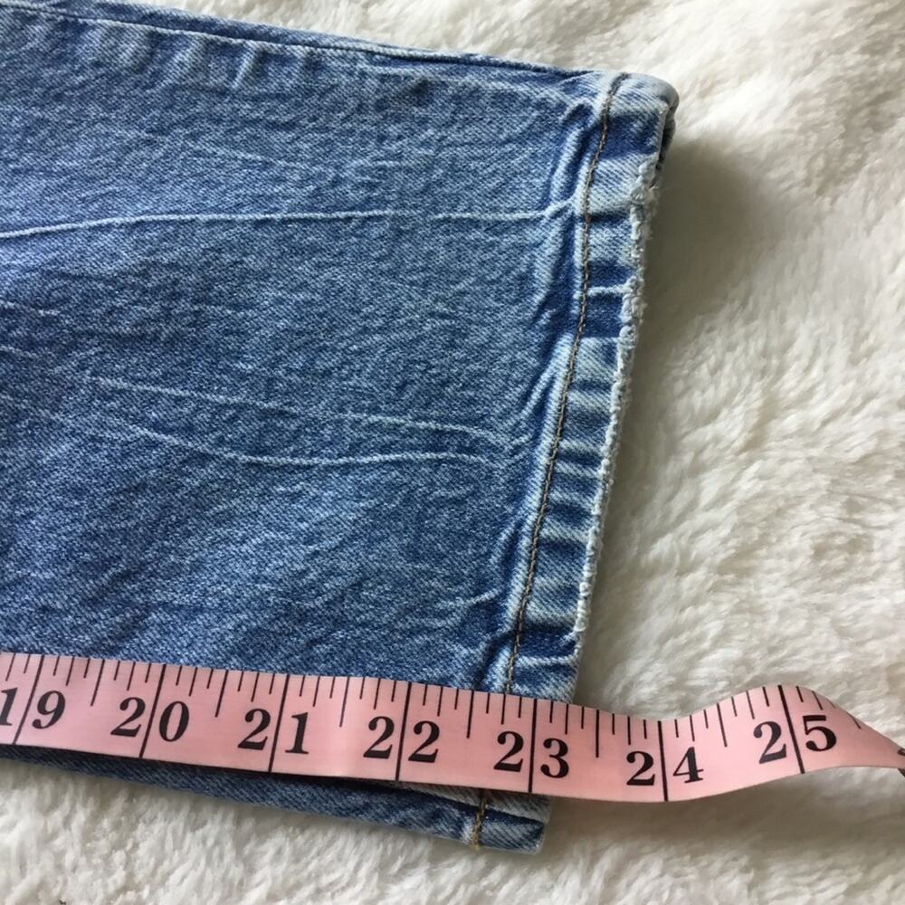 Loft Blue High Waist Straight Crop Jeans - Picture 16 of 16
